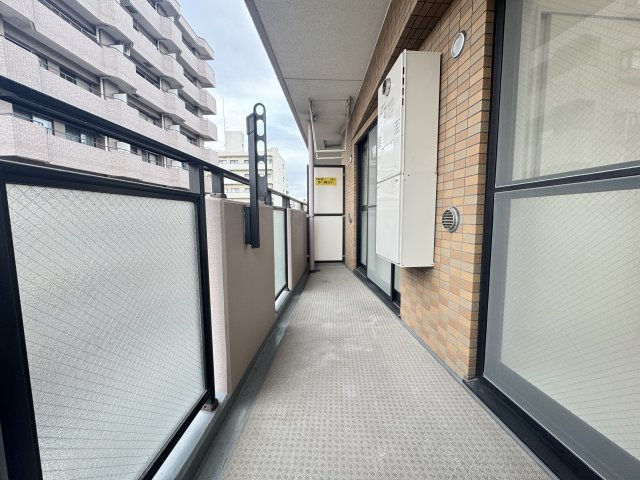 セザール第2西大島のバルコニー