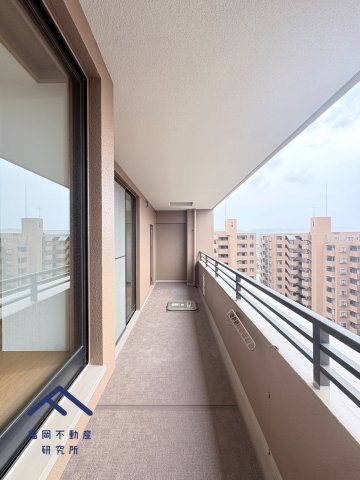 サンリヤンガーデン春日Ⅴ番館のバルコニー