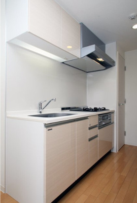 【キッチン】 | ファインクレスト入谷 | コンパクトなキッチンで掃除もラクラク