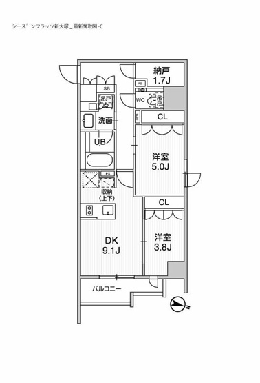 【間取り】 | シーズンフラッツ新大塚