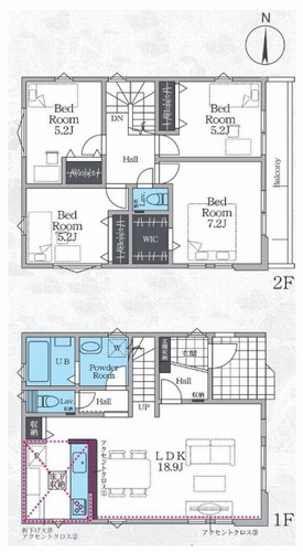 【仲介手数料０円】座間市立野台2期　新築一戸建て　全3棟のその他|3号棟【仲介手数料０円】座間市立野台2期　新築一戸建て　全3棟
 