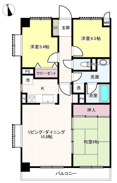 【間取り】の画像