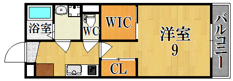 ジーメゾン法蓮町の間取り
