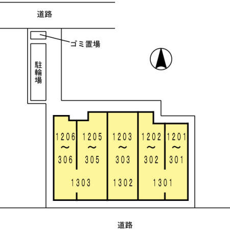 アン・ソレイユの区画図