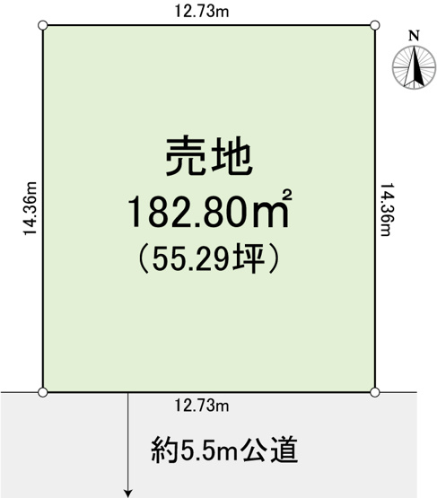 【区画図】 | 川口市安行領根岸　土地