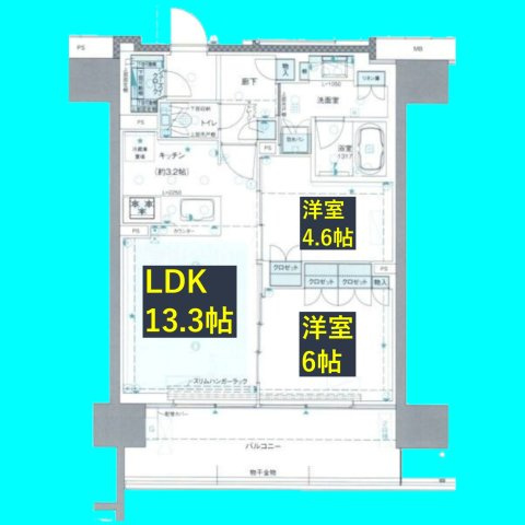 リニアゲートタワー名古屋の間取り