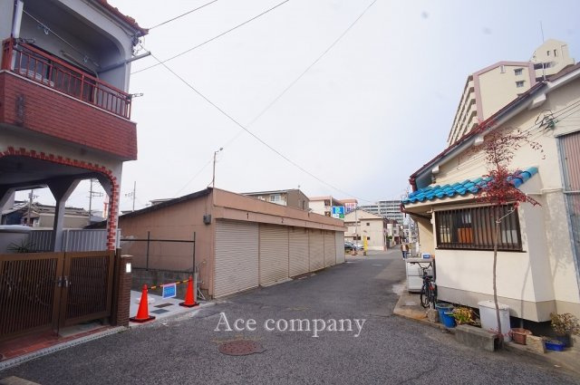 【前面道路含む現地写真】 | 東住吉区公園南矢田4丁目 | 【前面道路：幅員4ｍ】