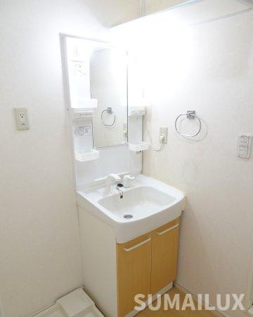 セイラタウン平屋貸家Aの独立洗面台