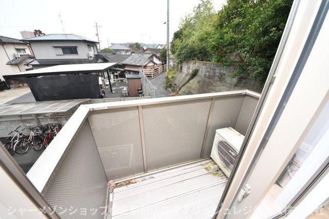 Dear津田　B棟のバルコニー