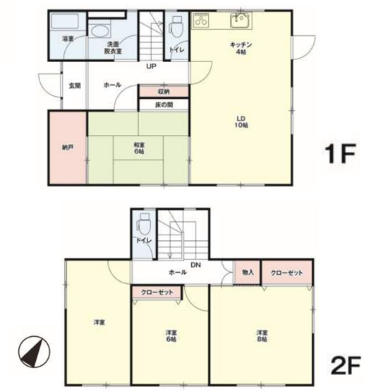 【間取り】 | 東松山市五領町　中古戸建