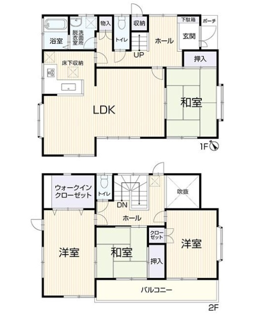 佐倉市中志津２丁目の間取り