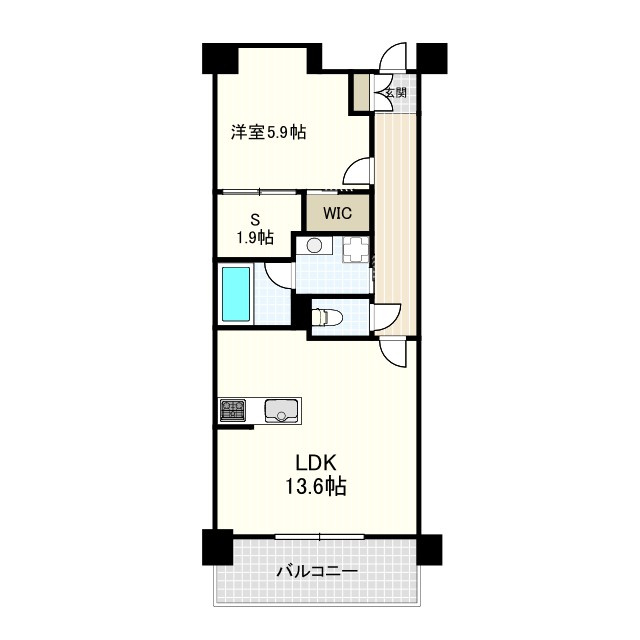 武蔵野市吉祥寺本町４丁目の賃貸マンションの間取り