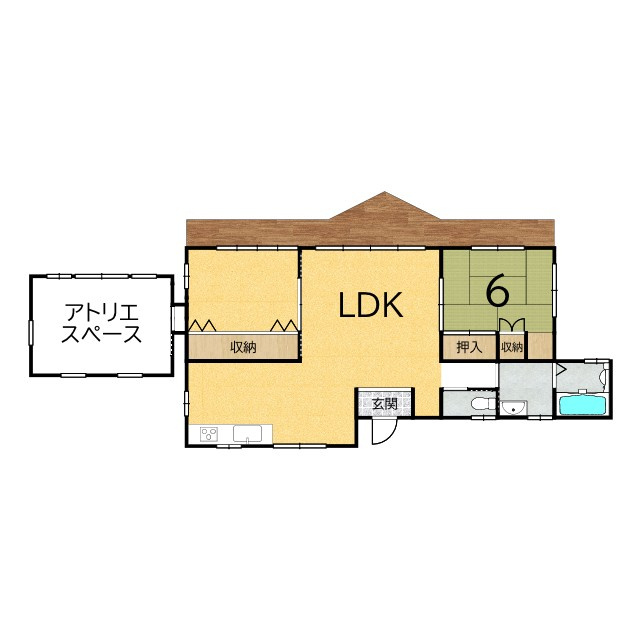 【中古】　平　高瀬ハイランドの間取り