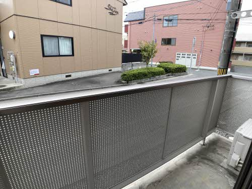 ヴィラーチェＫのバルコニー