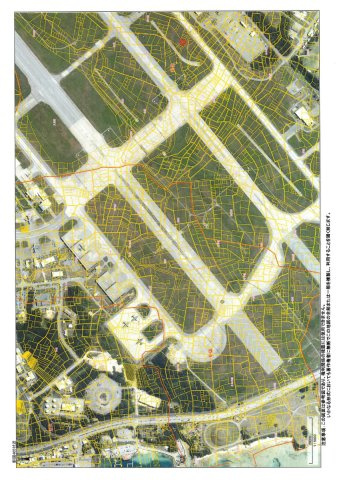 嘉手納飛行場（野里）の地図