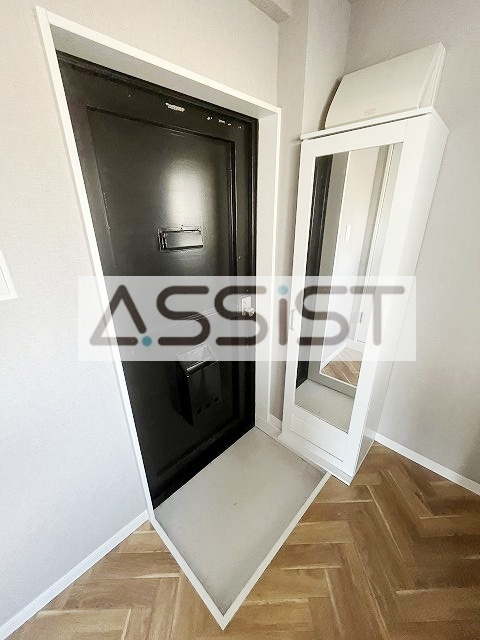 浜マンションの玄関