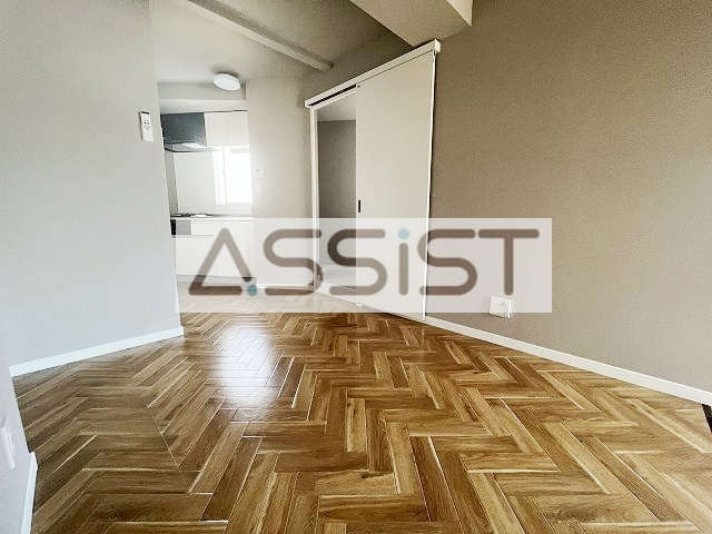 浜マンションの玄関