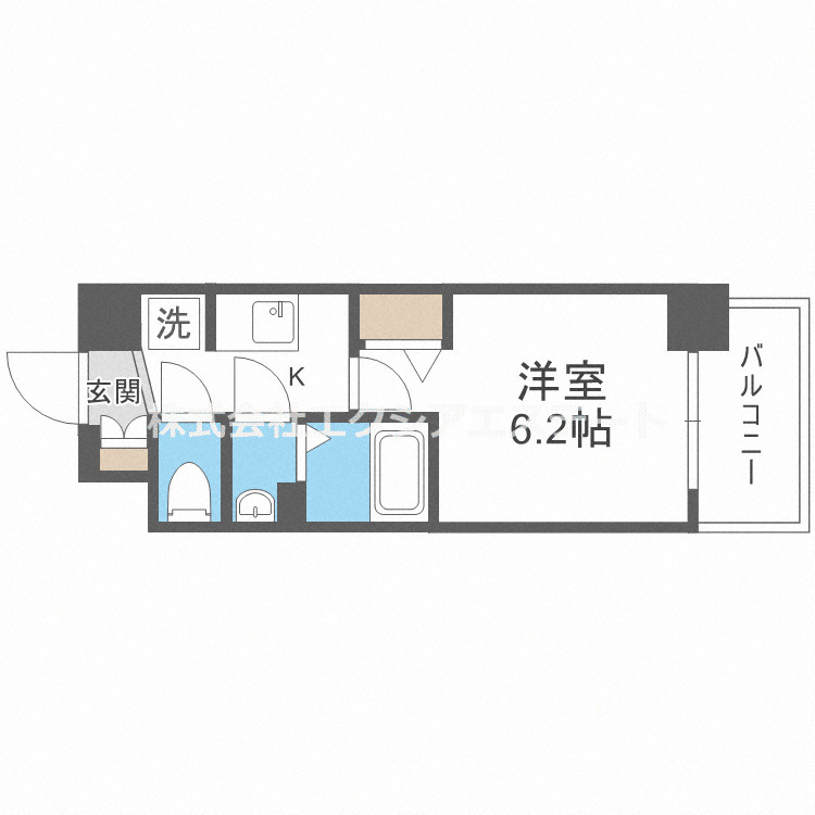 スプランディッド天王寺DUEの間取り