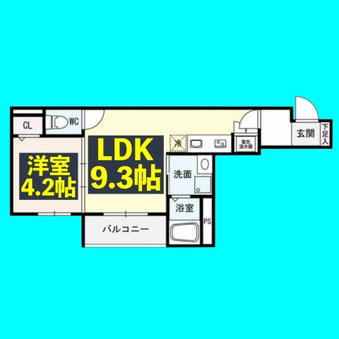 F asecia-hk(エフ アセシア エイチケイ)の間取り