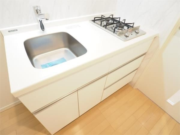 レジディア文京本駒込のキッチン|2口ガスコンロ