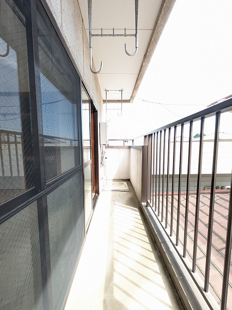 メゾンステラのバルコニー