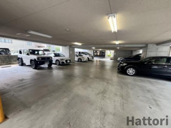 ルーエ江坂の駐車場