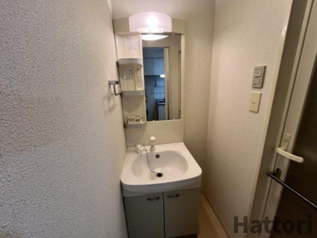 ルーエ江坂の独立洗面台