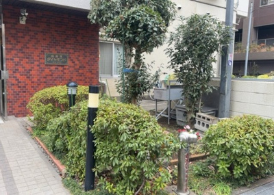 【中庭】 | 相模原ダイヤモンドマンション | 中庭（パティオ）とは、一つの建築物の内部に設けられた、壁などで囲われている庭のことを指します。コの字型、ロの字型が主流ですが、L字型の中庭もあります。最近では、インテリア性の高さからも人気があります。