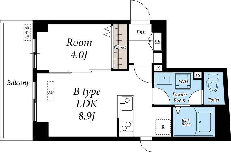 リブリ・ヒルサイド銀杏坂の間取り