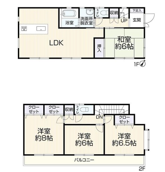 千葉市花見川区作新台７丁目の間取り