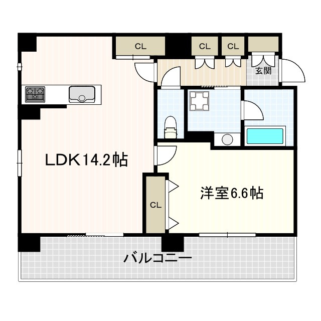 武蔵野市吉祥寺本町４丁目の賃貸マンションの間取り