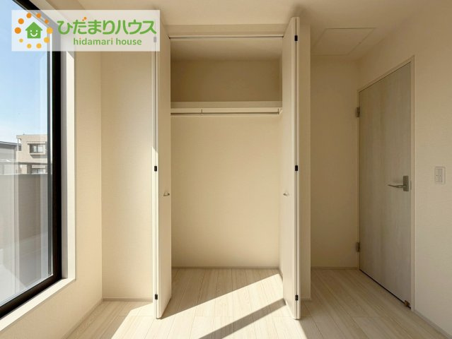 いわき市泉玉露1丁目1期　新築戸建　2号棟の収納|洋室B　収納