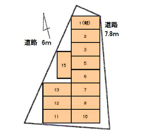 【区画図】 | 萩森駐車場