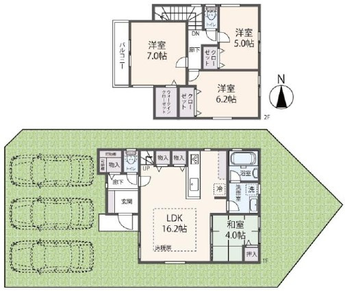 草津市西矢倉3丁目A号棟　新築戸建て