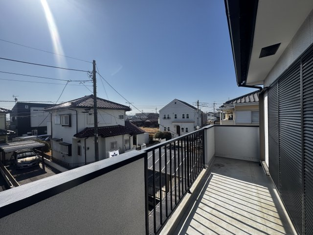 高崎井野町　中古住宅のバルコニー|現地写真　高崎市井野町中古住宅