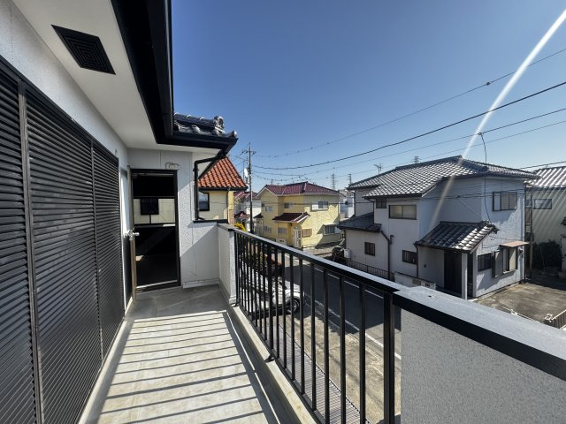 高崎井野町　中古住宅のバルコニー|現地写真　高崎市井野町中古住宅