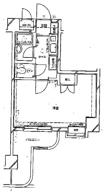 ホーユウコンフォルト南福島　【オーナーチェンジ】の間取り
