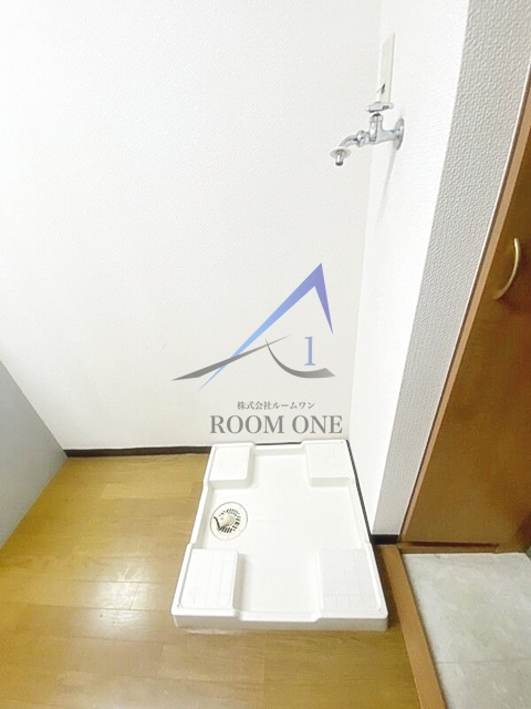 スプリングヒルズの設備|洗濯機置き場です。