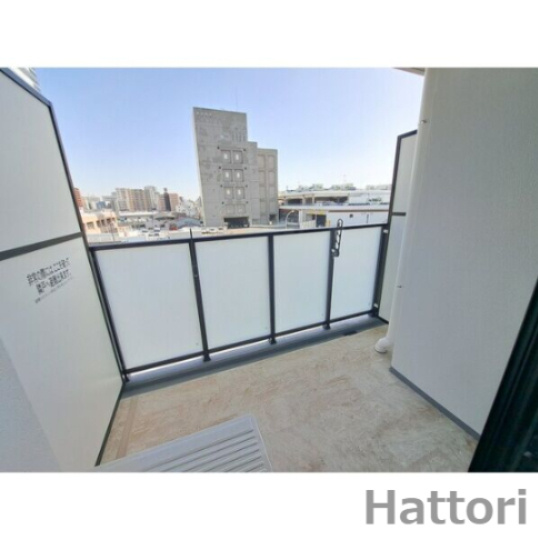 スプランディッド中之島DUEのバルコニー