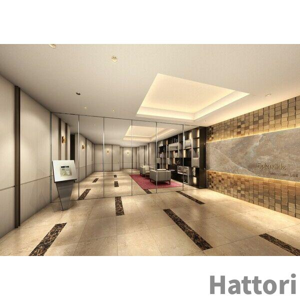 スプランディッド中之島DUEのロビー