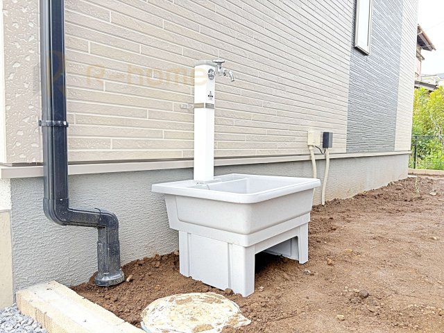 第2古河市諸川　新築戸建て　1号棟の設備|便利な立水栓付きで洗車や水やりもラクラク♪