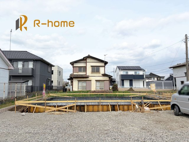 第2古河市諸川　新築戸建て　1号棟の外観|ご予約を頂ければ、『平日』はもちろん『早朝』や『夜間』もご見学可能です♪お気軽にお申し付けください♪