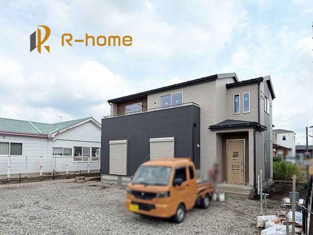 第2古河市諸川　新築戸建て　1号棟の外観|ご予約を頂ければ、『平日』はもちろん『早朝』や『夜間』もご見学可能です♪お気軽にお申し付けください♪