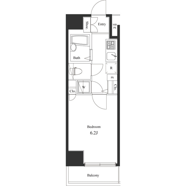 ヴェルト湯島の間取り