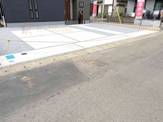 第2古河市諸川　新築戸建て　3号棟の駐車場|4台駐車できるカースペース！