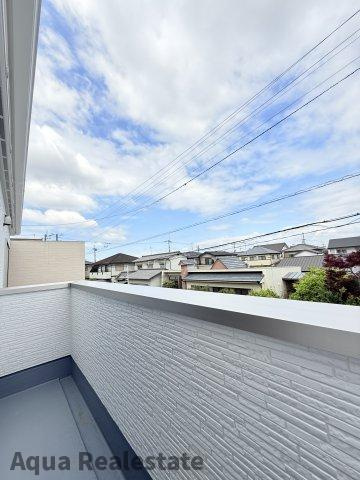 高松市木太町　新築戸建のバルコニー|バルコニー付きです