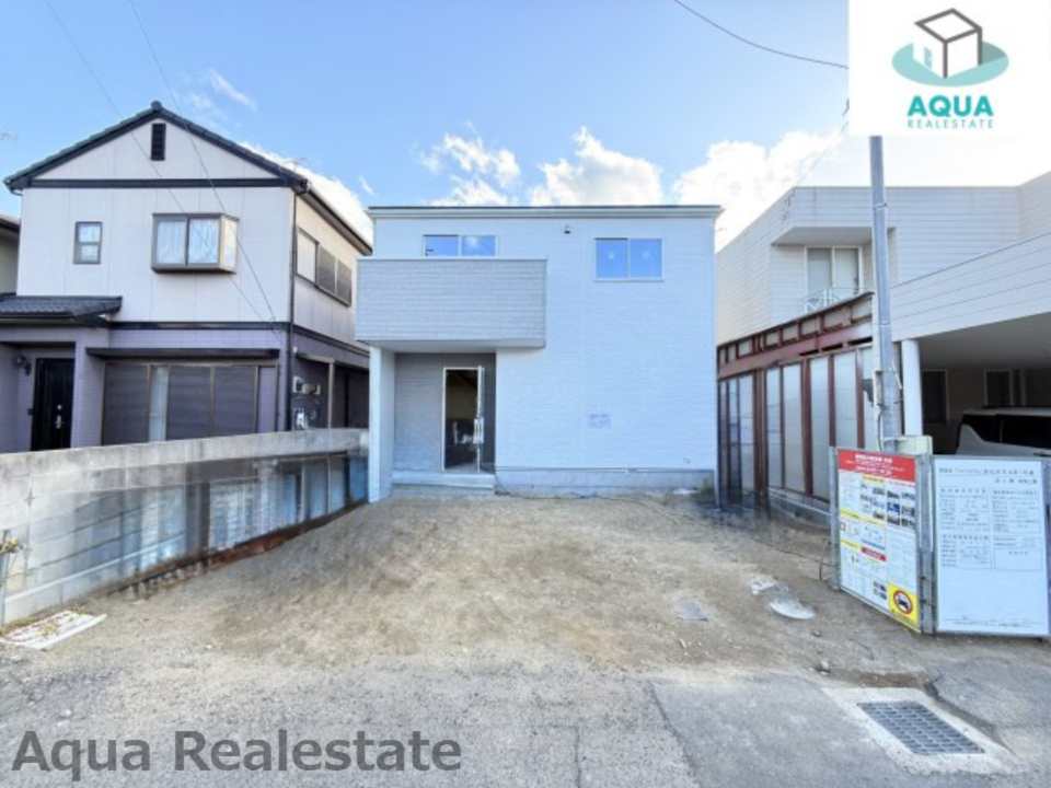 高松市木太町　新築戸建の前面道路含む現地写真|前面道路含む現地写真です