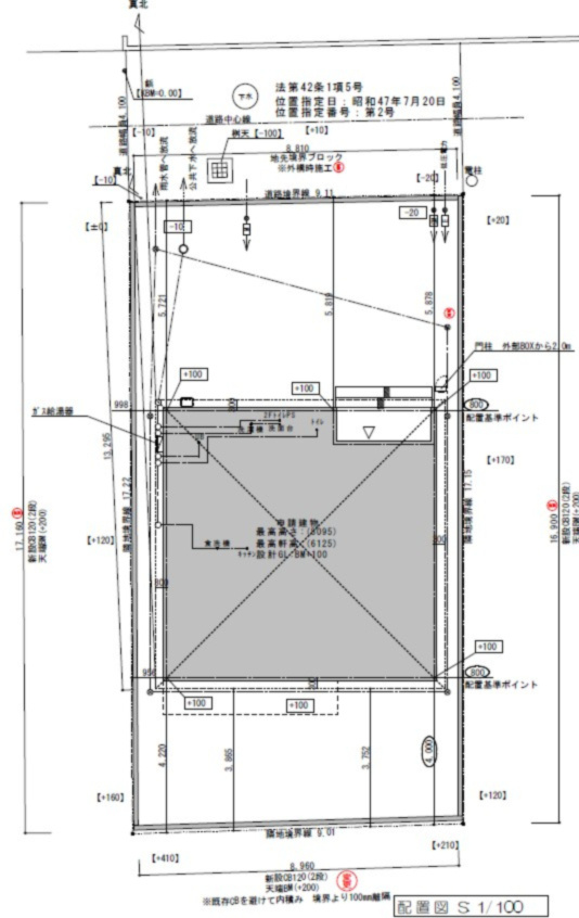 高松市木太町　新築戸建の区画図
