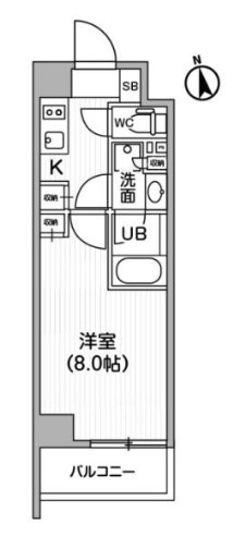 レクシード神楽坂の間取り