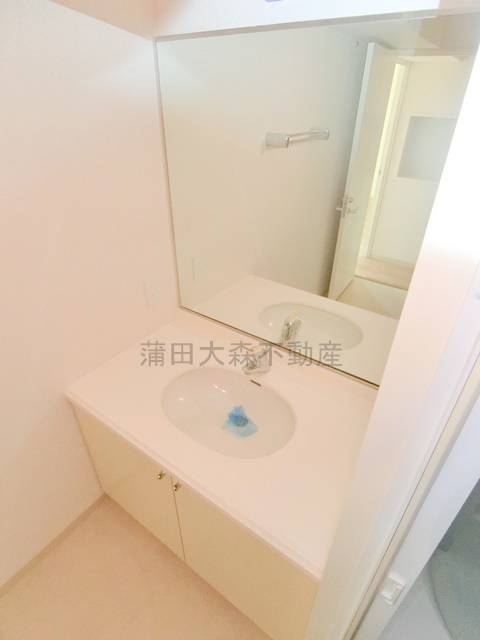 山王ガーデンハイツの洗面所|洗面所　独立洗面台